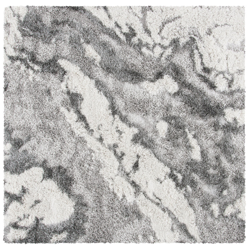 Anguiano 800 Performance Abstract Rug, Square 9'