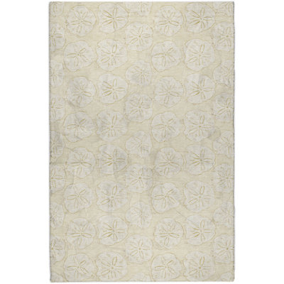 Premium Machine Washable Dream Shag ADS189 Sand Dollar Rug