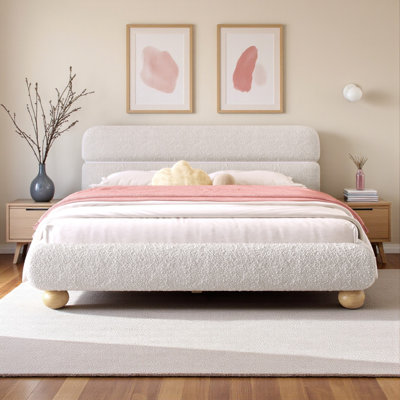 Lit plateforme tapissier