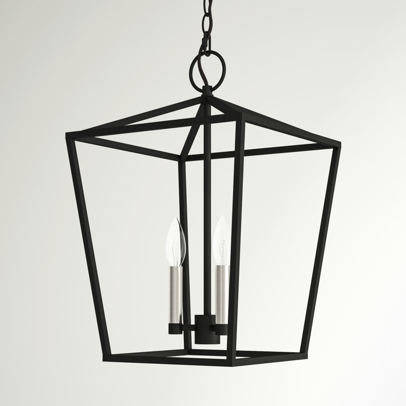 Howington 3 - Light Lantern Pendant, Black