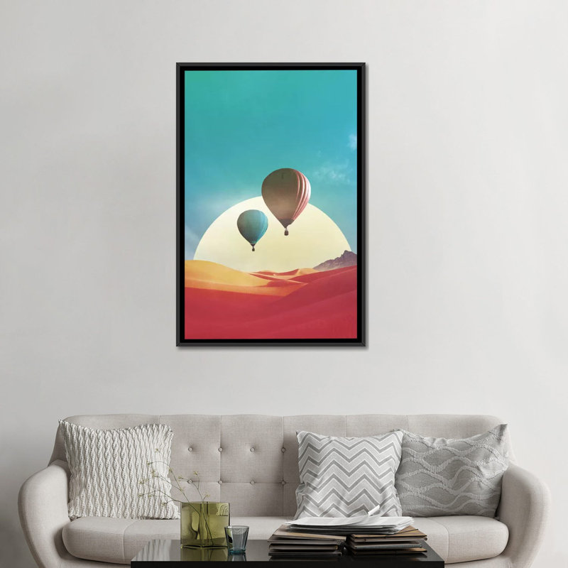 « stereolab », impression sur toile, H 26 po x l 18 po x P 1,5 po, Toile avec cadre flottant noir, Pas de tapis