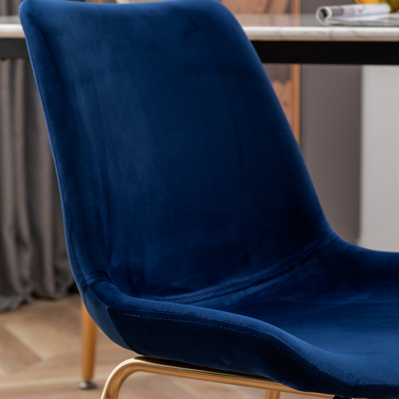 Ensemble de salle à manger 3 places - Table moderne à tréteaux et 2 coussins d'assise ronds en mousse haute densité avec chaises aux finitions élégantes