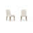 Marielle Upholstered Arch Dining Chair, Toffee/White Sand-154686928