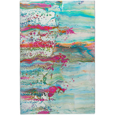 Premium Machine Washable Dream Shag Abstract Rug