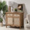 Armoire de rangement décorative 2 portes Irim