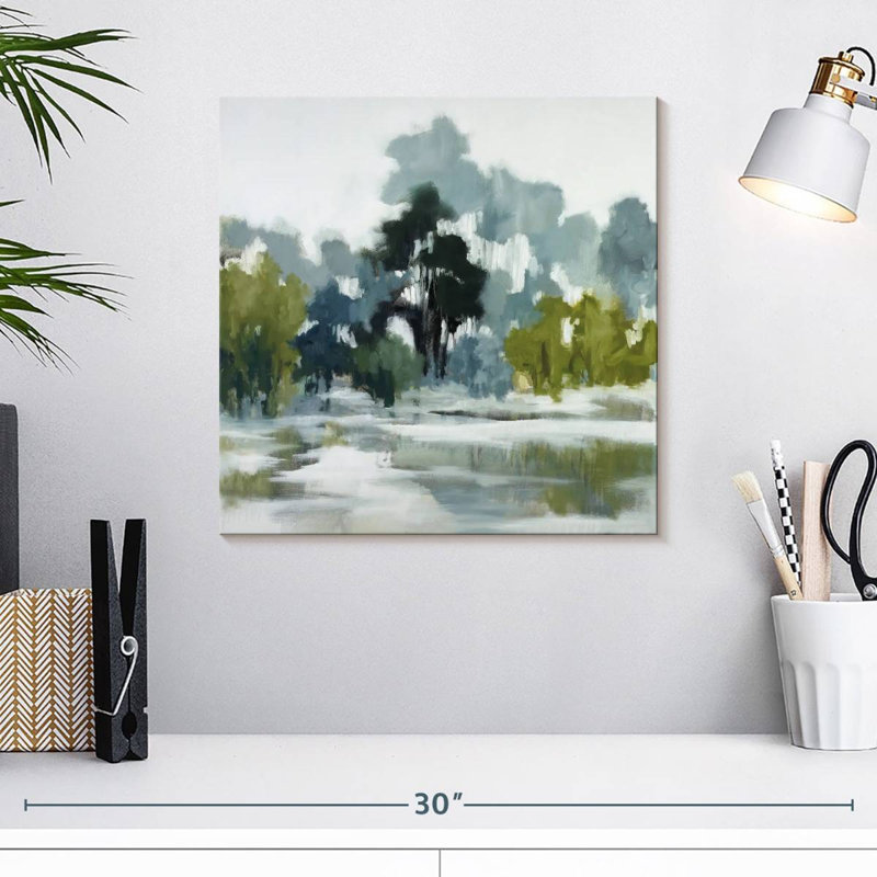 River Reflections, 16" H x 16" W