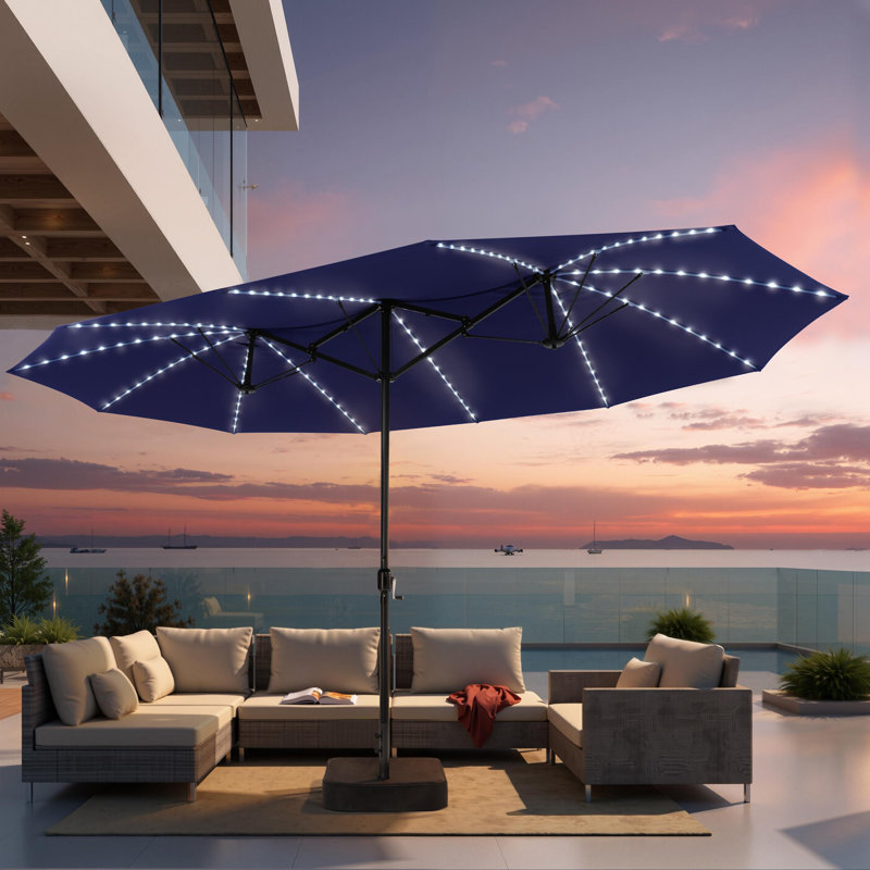 fiberglass patio umbrella led Light 10.5 x 10.5 The LED Swilt - Terylast
