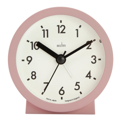 Quartz movement / Crystal Alarm Tabletop Clock in Gold