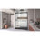 DreamLine Encore P 30 po x l 60 po x H 78 3/4 po Porte de douche semi-encadrée en nickel brossé avec base de douche à drain à gauche