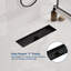 Drain de douche linéaire 2 en 1 Neodrain 2In1 SUS304 avec finition noir mat pour salle de bain