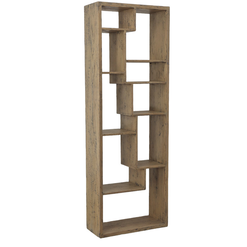 Elkin Solid Wood Floating Bookcase