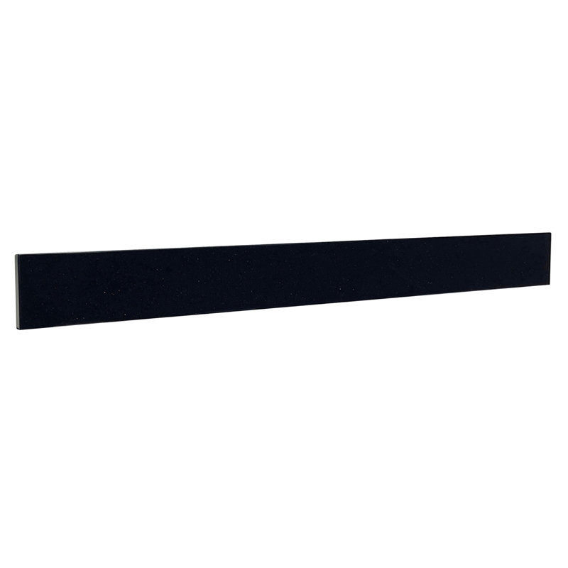 Dosseret en pierre 49 po, Granite noir Galaxy
