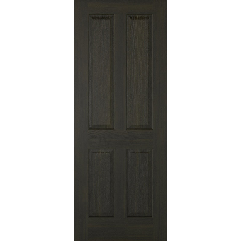Regency 4P Smoked Oak Internal Door, Standard Doors, 1981mm H x 762mm W x 35mm D