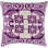 Embroidered Linen Throw Pillow