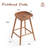 Danel Solid Wood Bar Stool-245682542-245682512