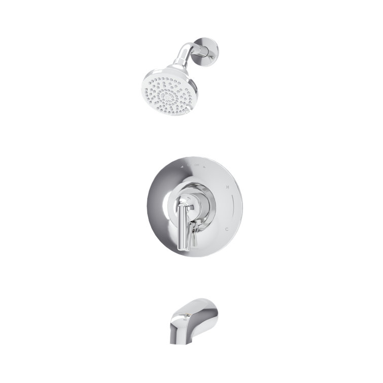 Birch HydroMersion Single Handle Tub and Shower Faucet Trim Kit with Volume Control