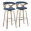 Tabouret de bar et de comptoir pivotant Lakyia (ensemble de 2)-92192267-106446913