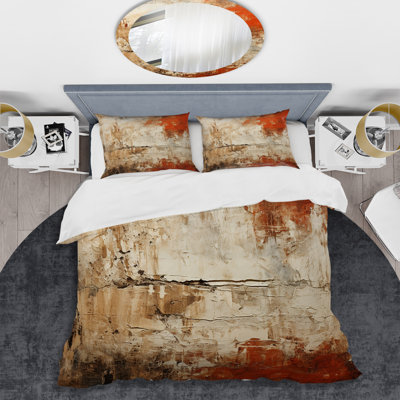 Ensemble de housse de couette Orange Chaos Collage I - Abstract Collages