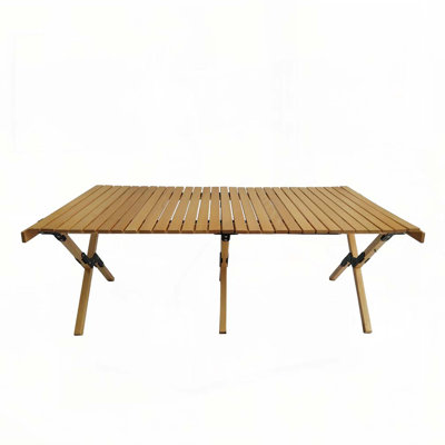 Outdoor foldable dining table