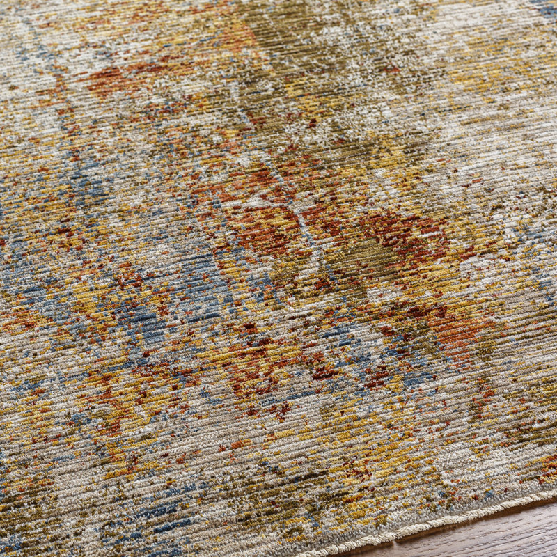 Abstract Indoor Rug, Rectangle 2' x 3'