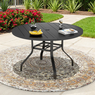 Outdoor Round Metal Dining Table