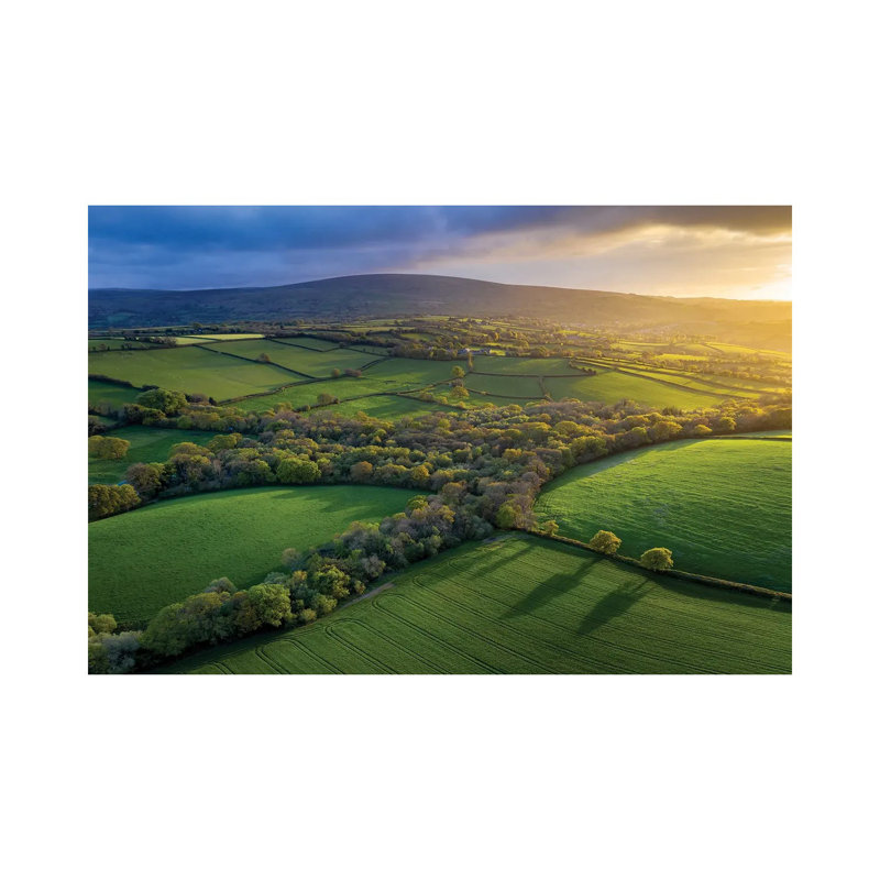 Green And Pleasant Land 1 Piece Wrapped Canvas Wall Art, 66.04 cm H x 45.72 cm W x 3.175 cm D