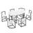 7-Piece Dining Table Set-1211281581-1211281576