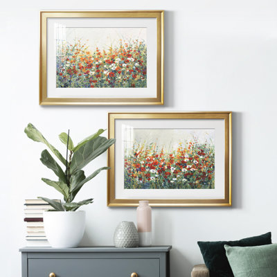 Garden In Bloom I - ensemble de 2 reproductions de cadres photo