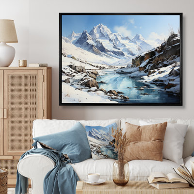 Birdella " French Snowy Peaks In The Alps I "