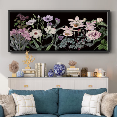 Tableau de jardin - toile encadrée
