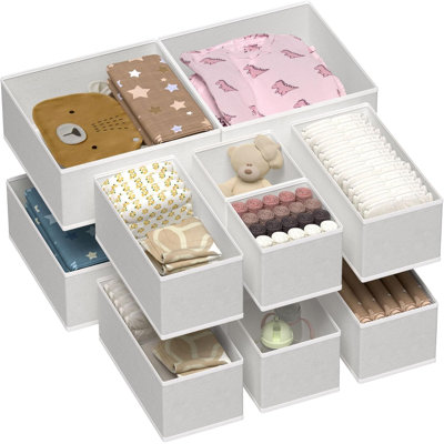 12-pack Baby Clothes Drawer Organizers 