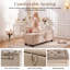 Velvet Upholstered Bench-1557651650