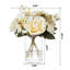 Faux Silk Roses Arrangement in Vase-253598619