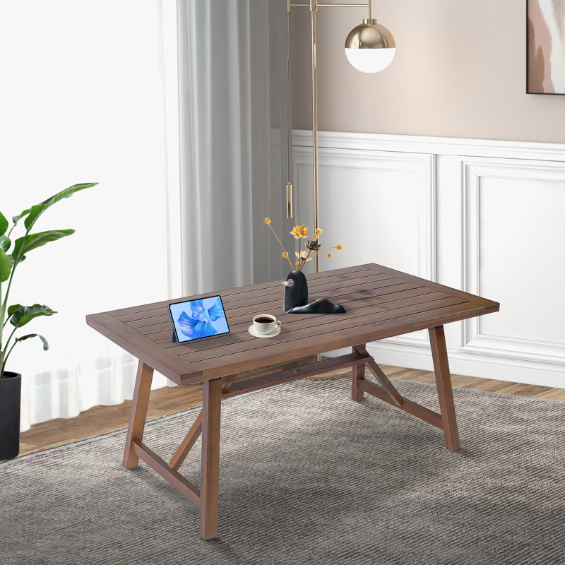 Acari Acacia Solid Wood Dining Table