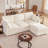 Sarang 4-Piece Modular Cloud Couch Reversible Sectional with Ottoman-1530037035