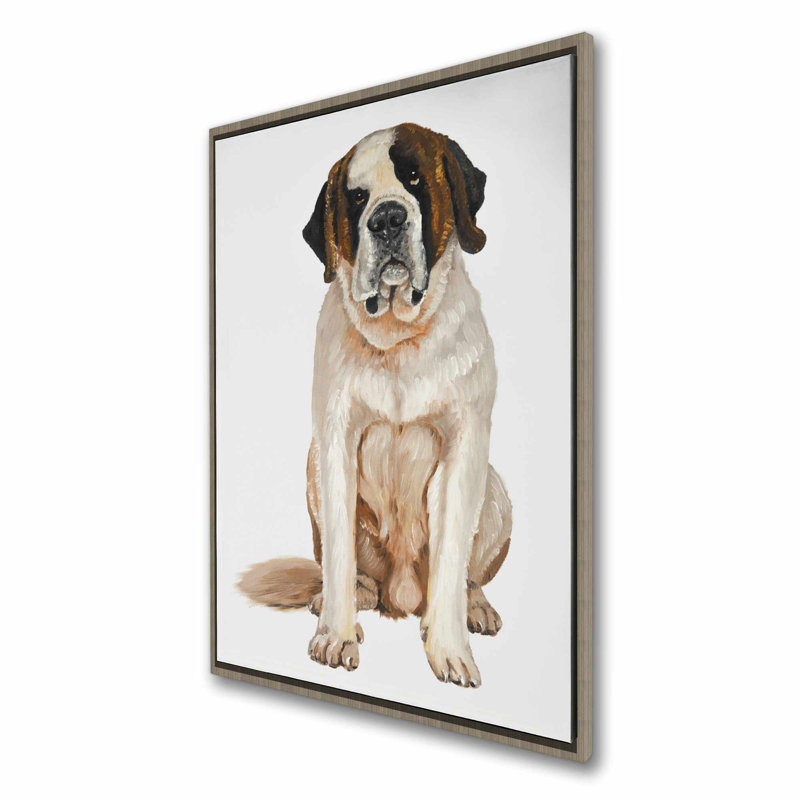 Toile brune Saint-Bernard | Art encadré
