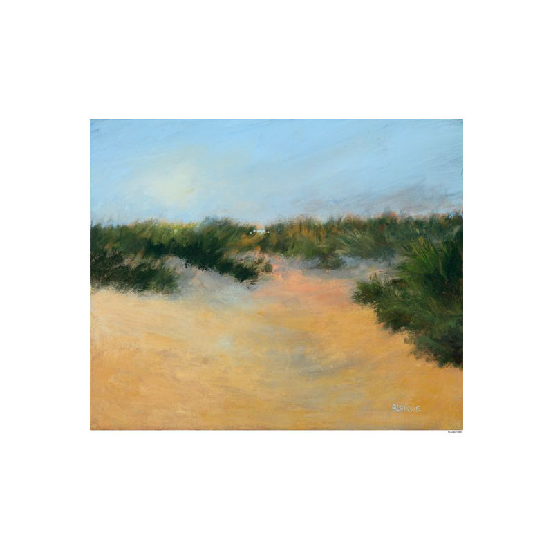 Mardi matin - Peinture encadrée sur papier