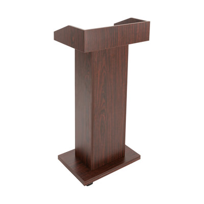 43.3'' Wood Full Podium with Wheels