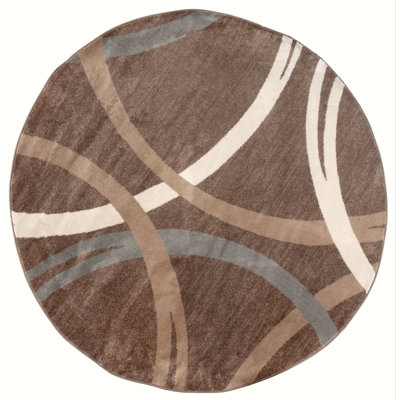 Devonshire Abstract Brown/Gray/Cream Area Rug