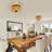 Boho Rattan 3-Light  Flush Mount  (Bulb Not Include)
