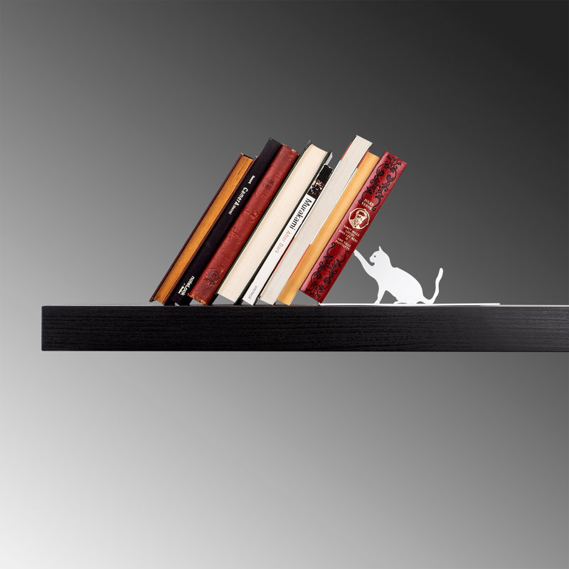 Serre-livres en métal, Blanc