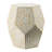 Hexagonal Capes Capiz Stool