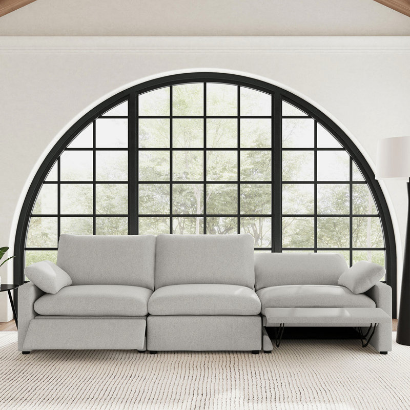 Hollander Grey Modular Power Reclining Sofa