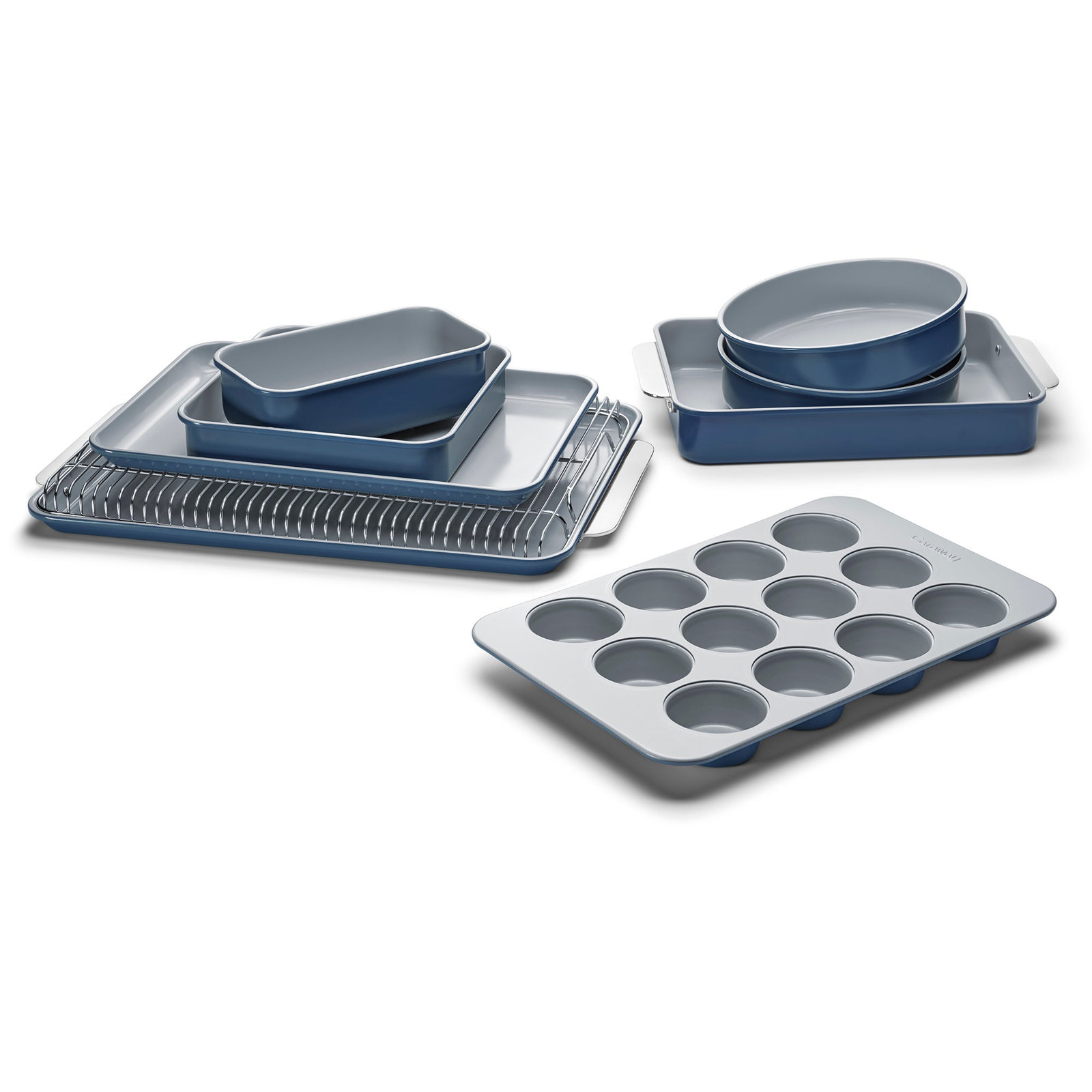 Caraway 11-Piece Nonstick Bakeware Set, Navy