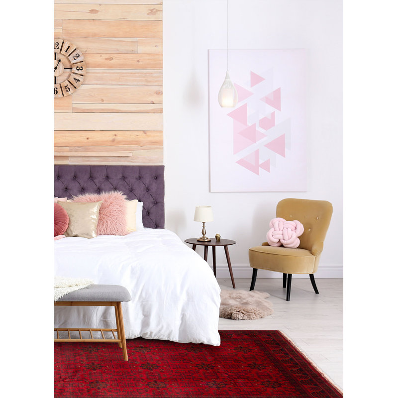 Tapis rouge Verly 6 pi 7 po x 9 pi 6 po