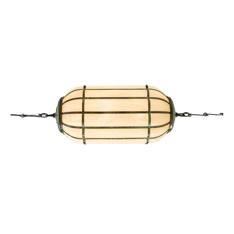 Luminaire suspendu géométrique unique à 3 lumières