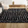 Kendahl Moroccan Geometric Black/Cream Rug