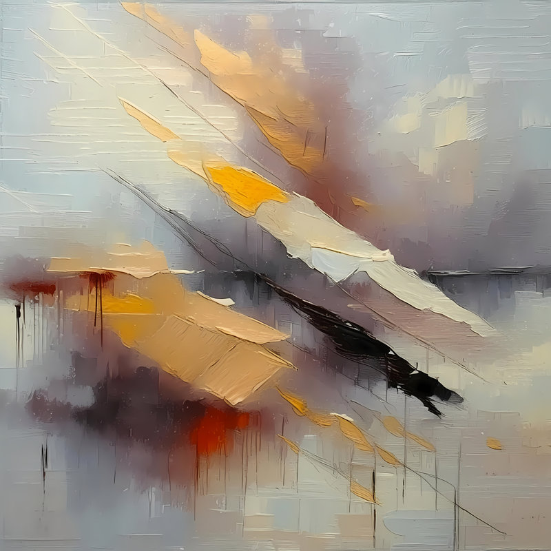 Path Of The Setting Sun, 24" H x 24" W