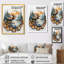 Reproduction d'art sur toile Gislain Canadian Moose Into The Forest III - Moose-688024942-688024933-688024928