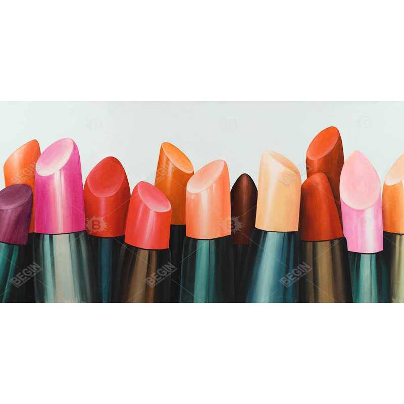 Lipstick addict - 15.75"x31.50" Desk mat